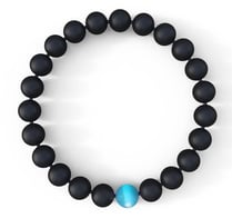 black-sea-glass-beach-bracelet