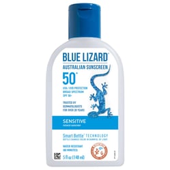 blue lizard sunscreen bottle