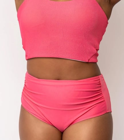 high-waisted-barefoot-swim-bottom-dark-pink Large